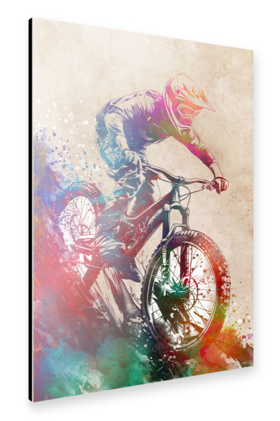 Alu-Dibond "Fahrradsport Sport H" 30x20 cm artboxONE