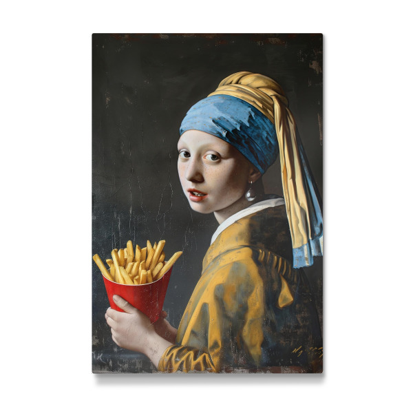 Galerie-Print "Mädchen mit den Pommes" 30x20 cm artboxONE