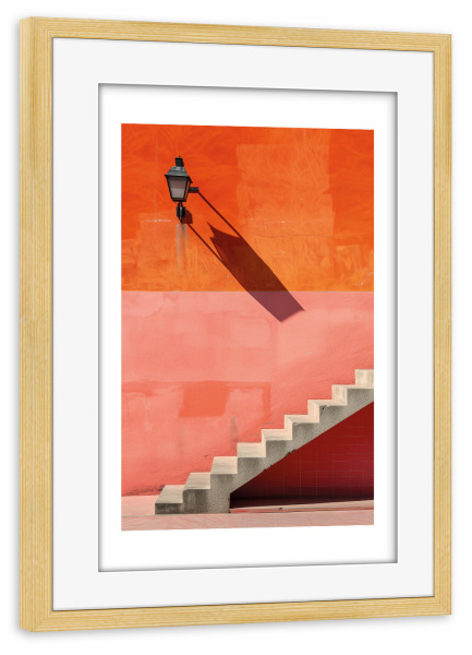 Poster mit Rahmen kiefer "Malou Studio-Architecture Tre" artboxONE - Städte,Reise,Architektur