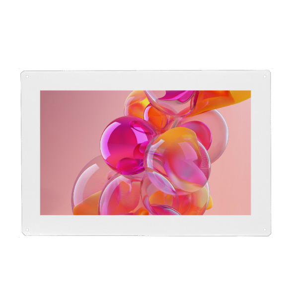 Metall Poster "Malou Studio-Glas Design Pink" artboxONE - Abstrakt,Architektur