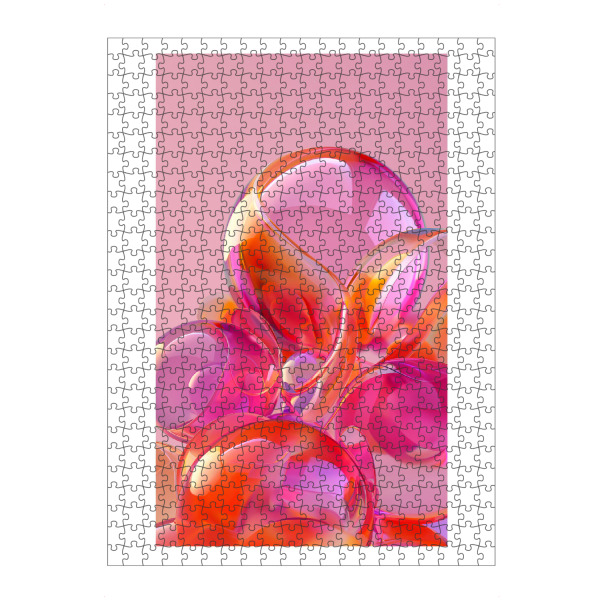 Puzzle Ravensburger "Malou Studio-Glas Design Orange" artboxONE - Abstrakt,Architektur,Festivals