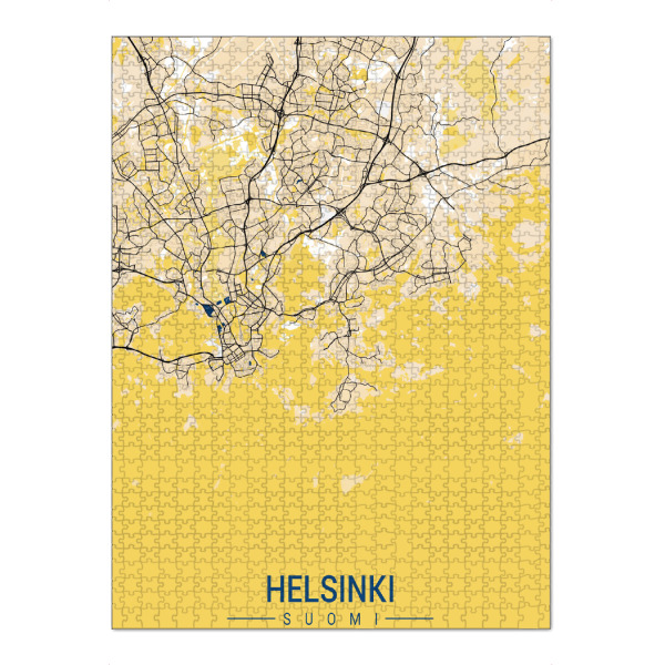 Puzzle Ravensburger "City von Helsinki Finland" artboxONE - Städte / Weitere,Kartografie