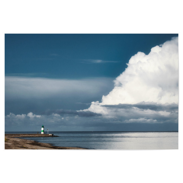 Poster "Der Leuchtturm von Schleimünde" artboxONE - Natur,Reise,Reise / Strand und Meer
