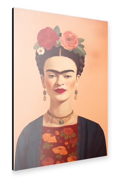 Alu-Dibond "Fridas kreative Seele" 75x50 cm artboxONE