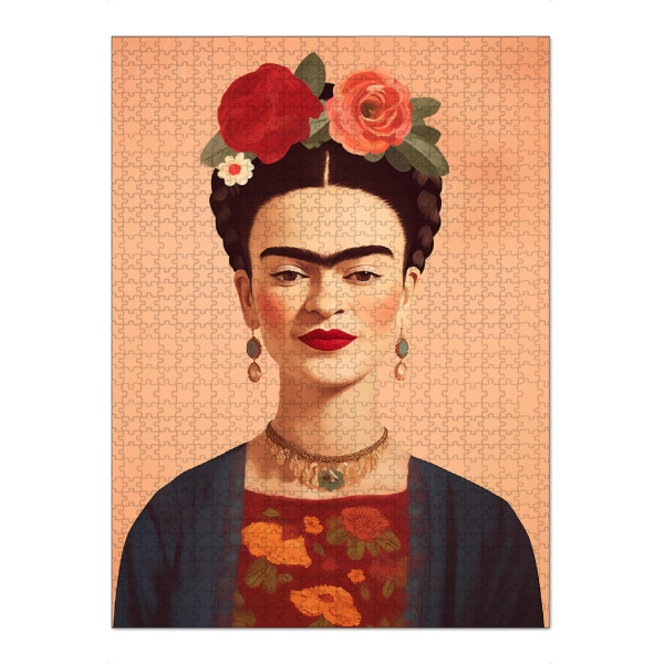 Puzzle Ravensburger "Fridas kreative Seele" artboxONE - Natur,Floral,Menschen