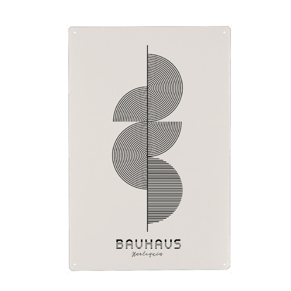 Holzbild "Bauhaus - Harlekin" artboxONE - Abstrakt,Geometrie