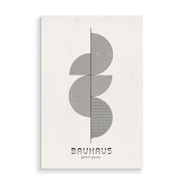 Holzbild "Bauhaus - Harlekin" artboxONE - Abstrakt,Geometrie