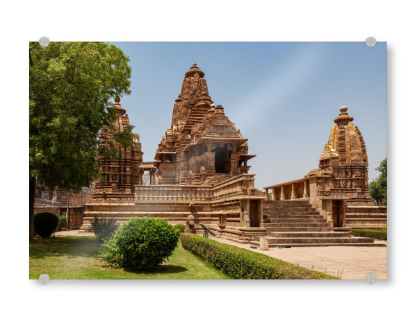 Acrylglasbild "Tempel von Khajuraho" artboxONE - Architektur,Reise / Asien - Khajuraho,Madhya pradesh,Indien,Tempel,Asien,Religion,Hinduismus,Relief