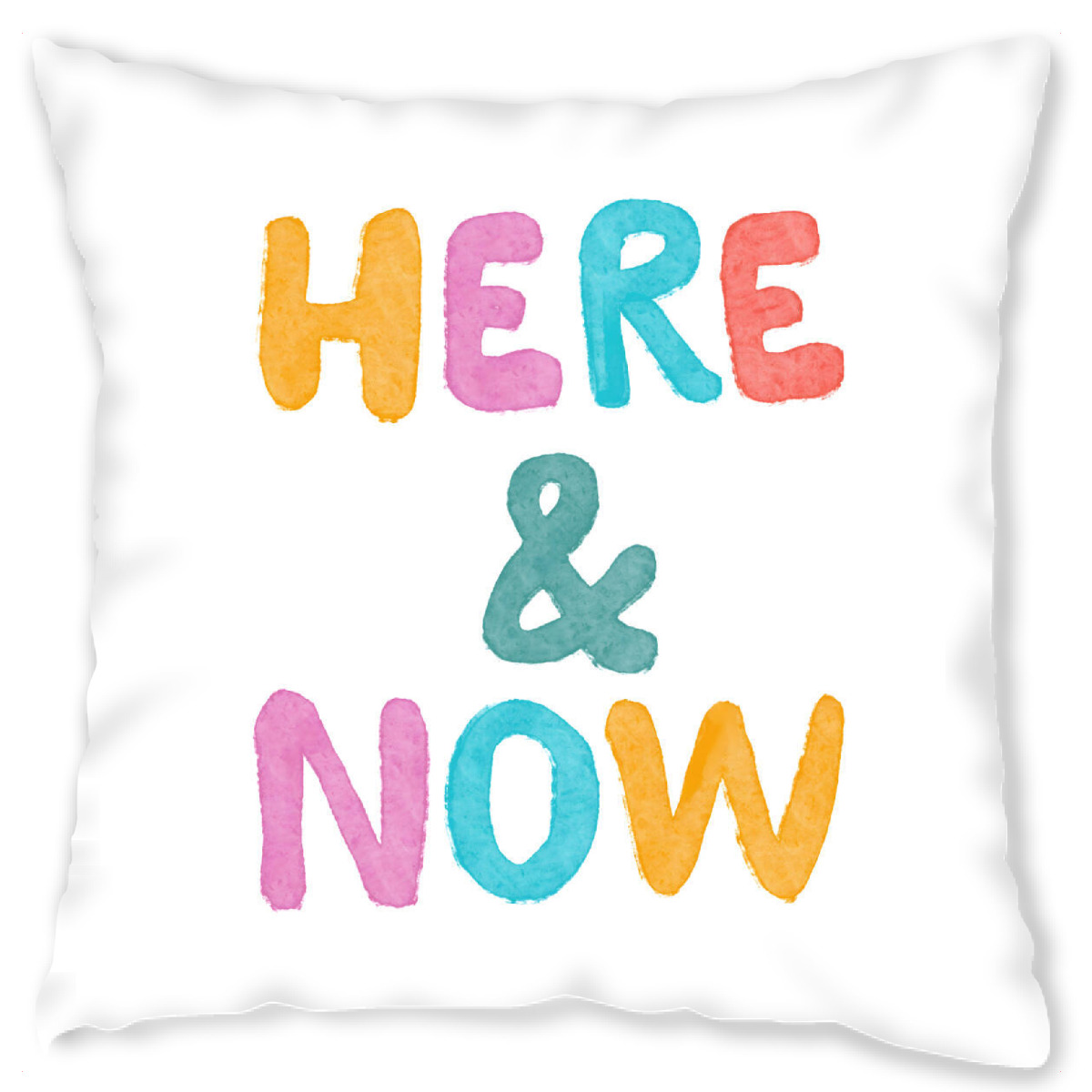 Design-Kissen "Hier und Jetzt" artboxONE - Typografie,Abstrakt