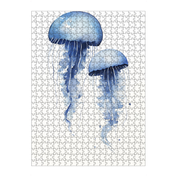 artboxONE Puzzle "Blaue Seequallen" artboxONE - Abstrakt,Reise / Strand und Meer,Unterwasser