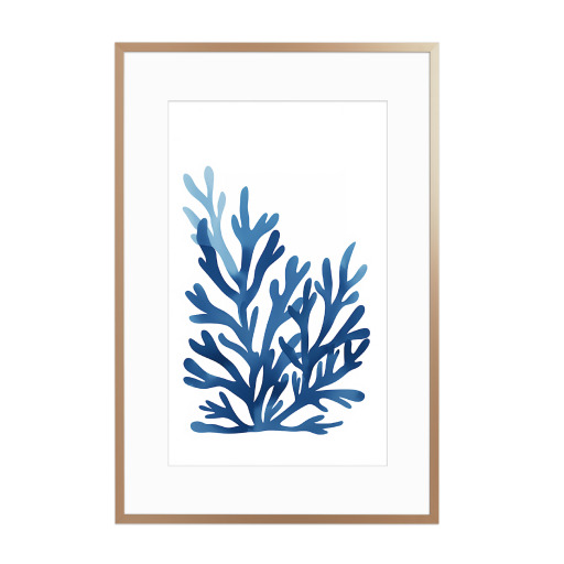 Blue coral reef