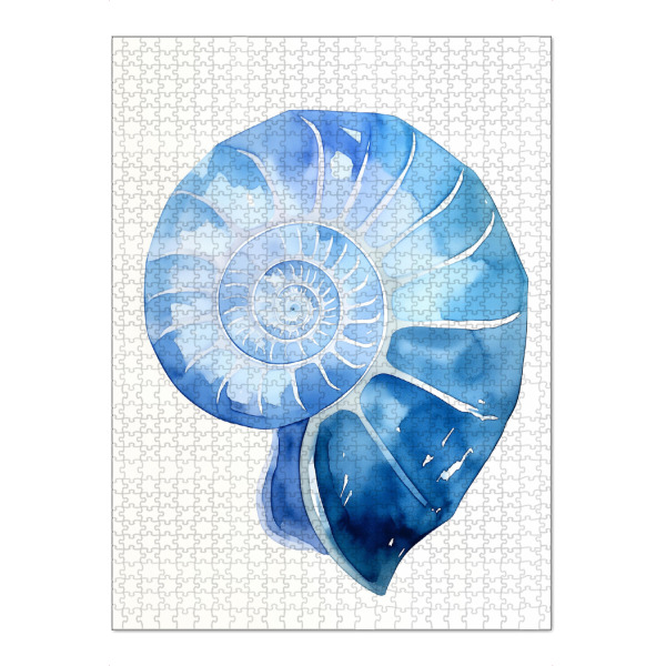 Puzzle Ravensburger "Sanfte Nautilus Muschel" artboxONE - Natur,Reise / Strand und Meer,Unterwasser