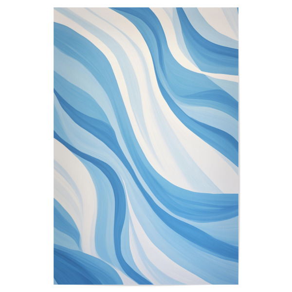 Poster "Sanfte Ozeanwellen" artboxONE - Natur,Abstrakt,Geometrie