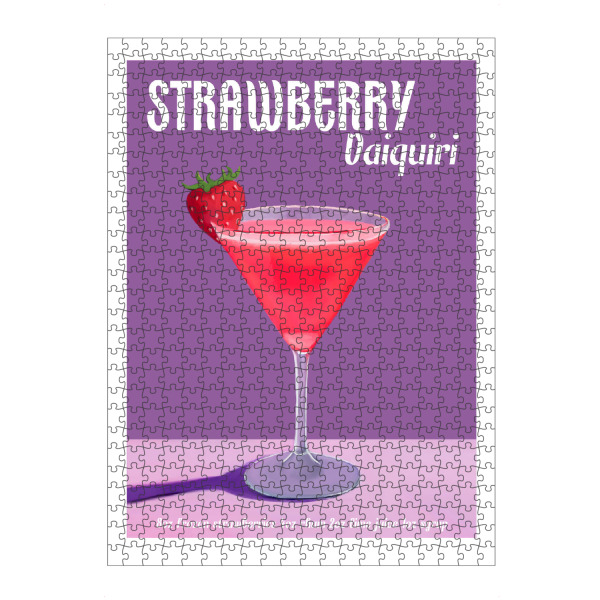 artboxONE Puzzle "Erdbeer-Daiquiri-Cocktail" artboxONE - Essen & Trinken / Alkohol