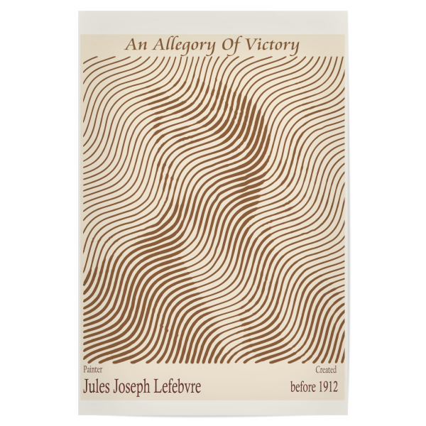 Poster 30x20 cm "Eine Allegorie des Sieges" artboxONE - Abstrakt,Menschen,Männer