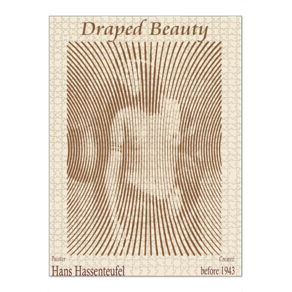 Puzzle Ravensburger "Drapierte Schönheit" artboxONE - Abstrakt