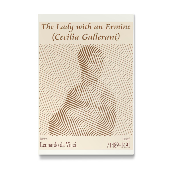 Galerie-Print "Die Dame mit dem Hermelin" 30x20 cm artboxONE