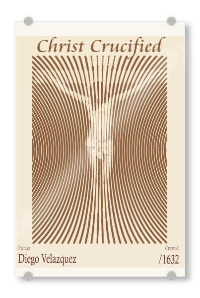 Acrylglasbild "Der gekreuzigte Christus (1632)" artboxONE - Abstrakt,Menschen,Männer