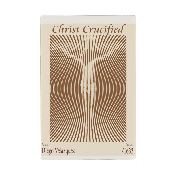 Holzbild "Der gekreuzigte Christus (1632)" artboxONE - Abstrakt,Menschen,Männer