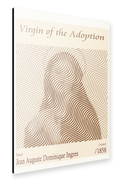 Alu-Dibond "Jungfrau der Adoption (1858)" 30x20 cm artboxONE