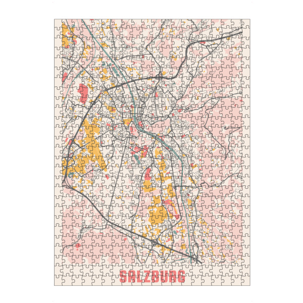 artboxONE Puzzle "Salzburg Stadt" artboxONE - Städte / Weitere,Kartografie