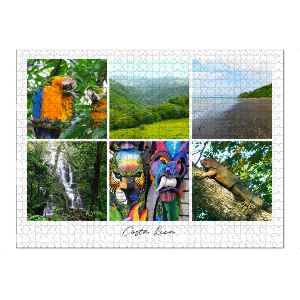 Puzzle Ravensburger "Costa Rica Kollage" artboxONE - Natur,Reise,Reise / Länder