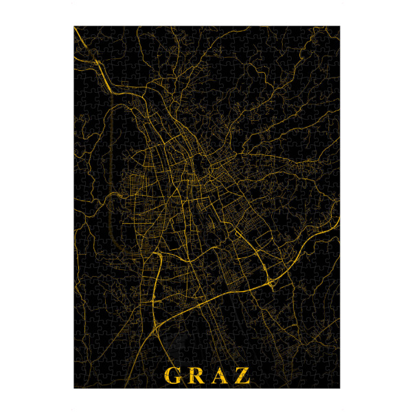 artboxONE Puzzle "Graz als Stadtplan" artboxONE - Städte / Weitere,Kartografie