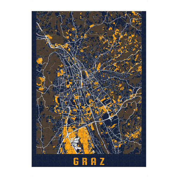 artboxONE Puzzle "Graz City" artboxONE - Städte / Weitere,Kartografie