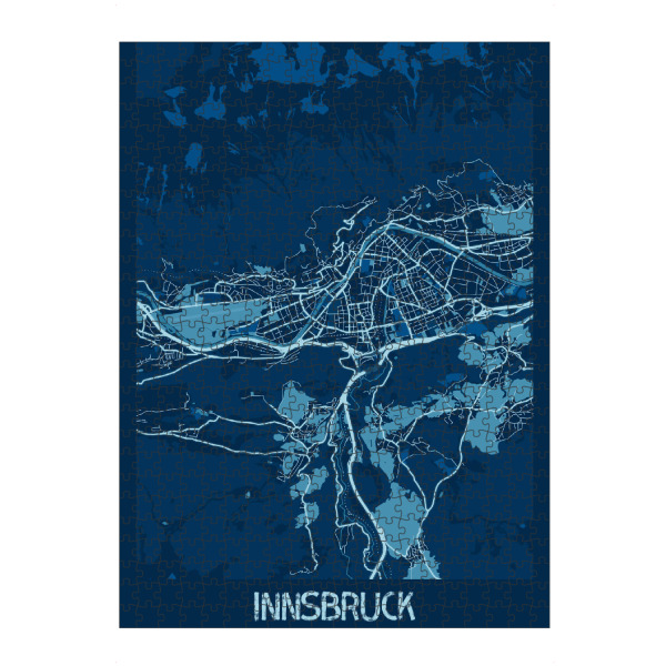 artboxONE Puzzle "Map Innsbruck" artboxONE - Städte / Weitere,Kartografie