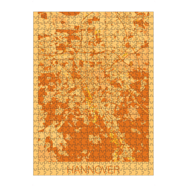 Puzzle Ravensburger "Stadtmap Hannover" artboxONE - Städte / Weitere,Kartografie
