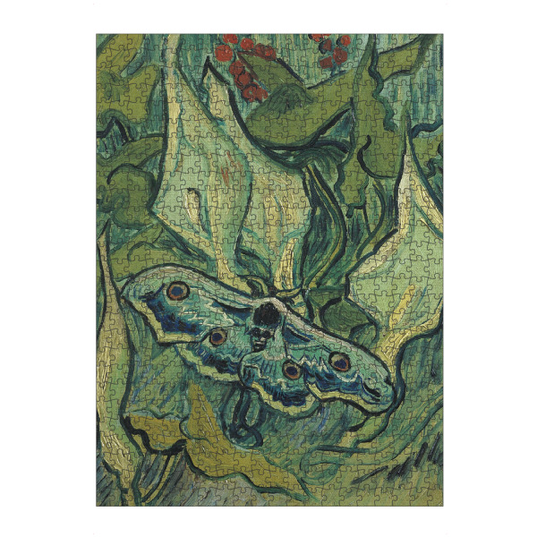 Puzzle Ravensburger "Vincent van Gogh - Kaisermotte" artboxONE - Natur,Tiere,Abstrakt