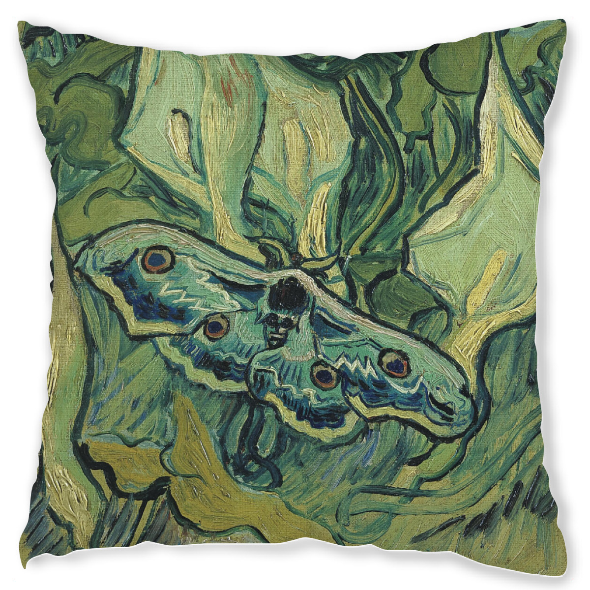 Design-Kissen "Vincent van Gogh - Kaisermotte" artboxONE - Natur,Tiere,Abstrakt