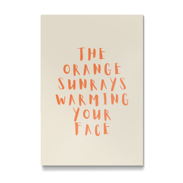 Galerie-Print "Orange Sonnenstrahlen wärmen sich" 30x20 cm artboxONE