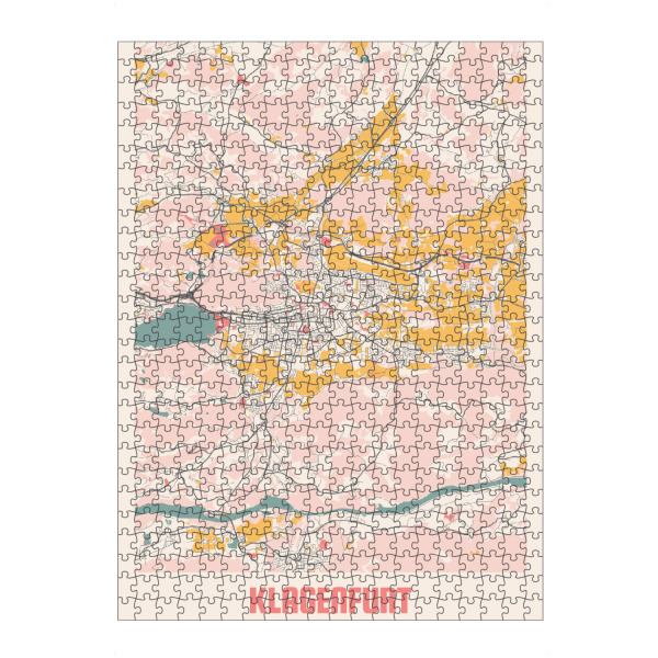Puzzle Ravensburger "Klagenfurt Stadt" artboxONE - Städte / Weitere,Kartografie