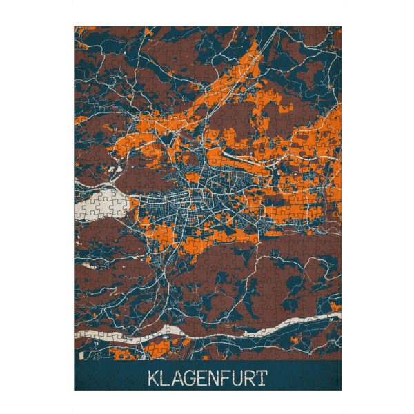 artboxONE Puzzle "Klagenfurt Vintage" artboxONE - Städte / Weitere,Kartografie