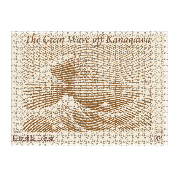 artboxONE Puzzle "Die Welle vor Kanagawa" artboxONE - Reise,Abstrakt,Reise / Strand und Meer