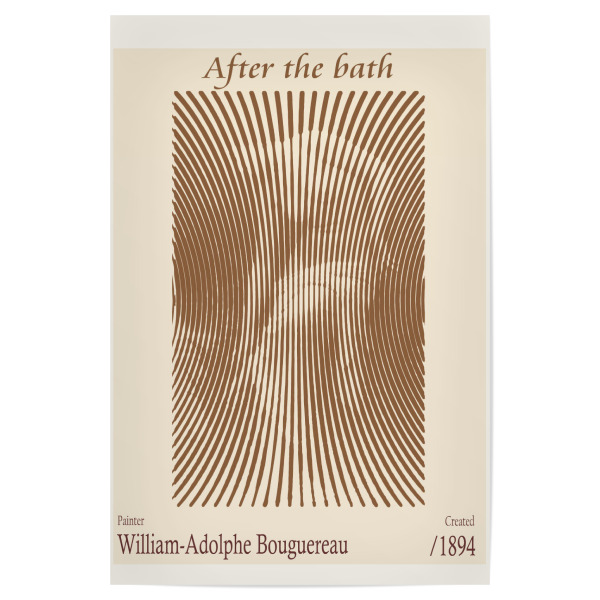 Poster 30x20 cm "Nach dem Bad (1894)" artboxONE - Abstrakt