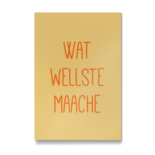 Galerie-Print "Wat wellste maache - Kölsches GG" 30x20 cm artboxONE