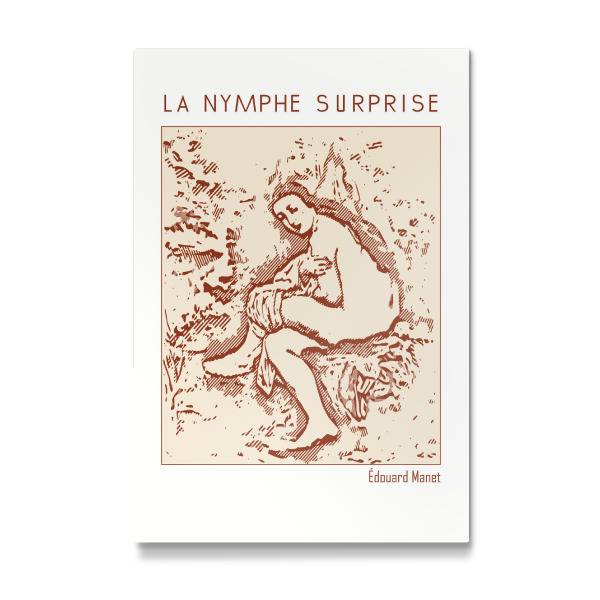Galerie-Print "La Nymphe surprise (Line Art)" 30x20 cm artboxONE