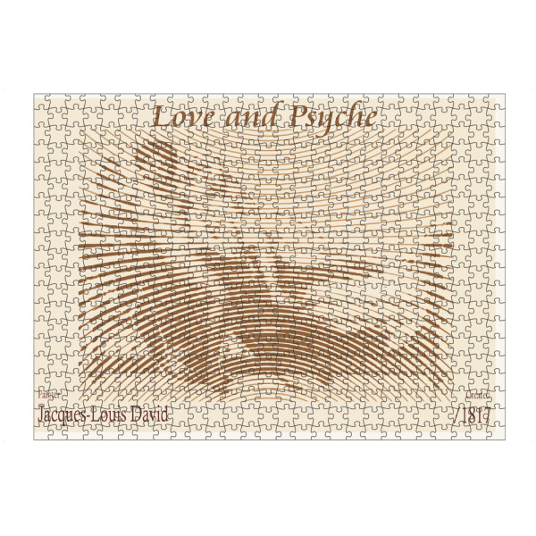 Puzzle Ravensburger "Liebe und Psyche (1817)" artboxONE - Abstrakt,Menschen