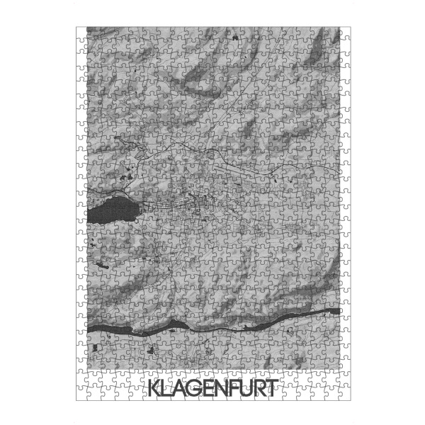 artboxONE Puzzle "Klagenfurt Bleistift Map" artboxONE - Städte / Weitere,Kartografie
