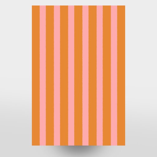 Simple Stripes Pattern Orange