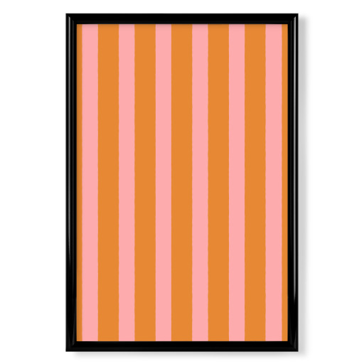 Simple Stripes Pattern Orange