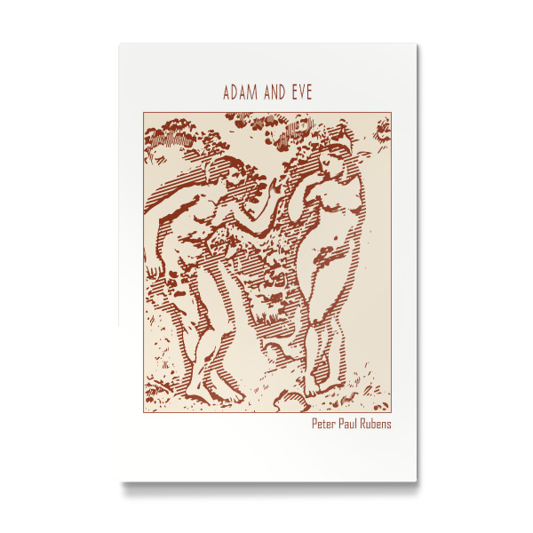 Galerie-Print "Adam und Eva (Strichzeichnungen)" 30x20 cm artboxONE