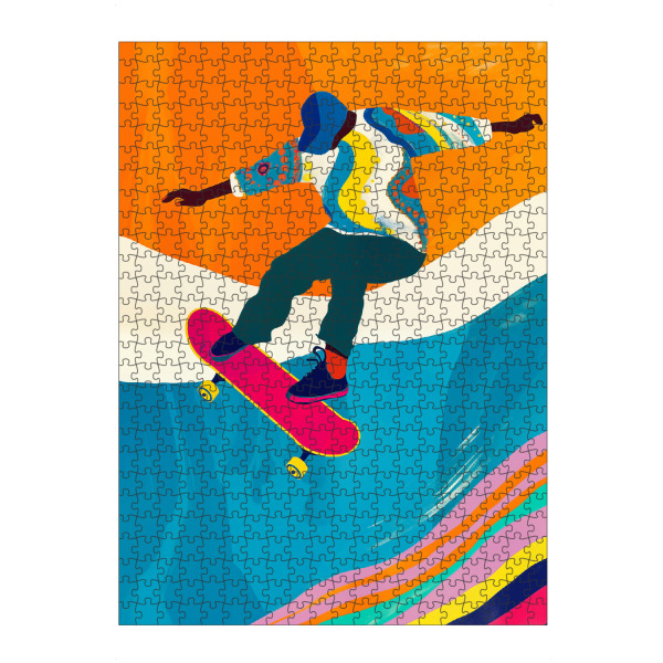 artboxONE Puzzle "Venice Beach Skatepark | Neon" artboxONE - Reise,Für Kinder,Sport / Motivation