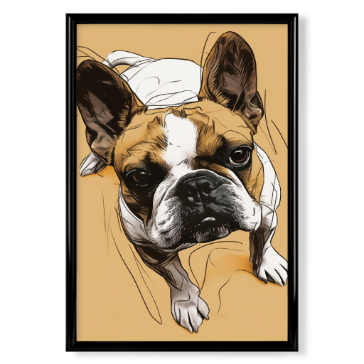 Französische Bulldoggen Liebe
