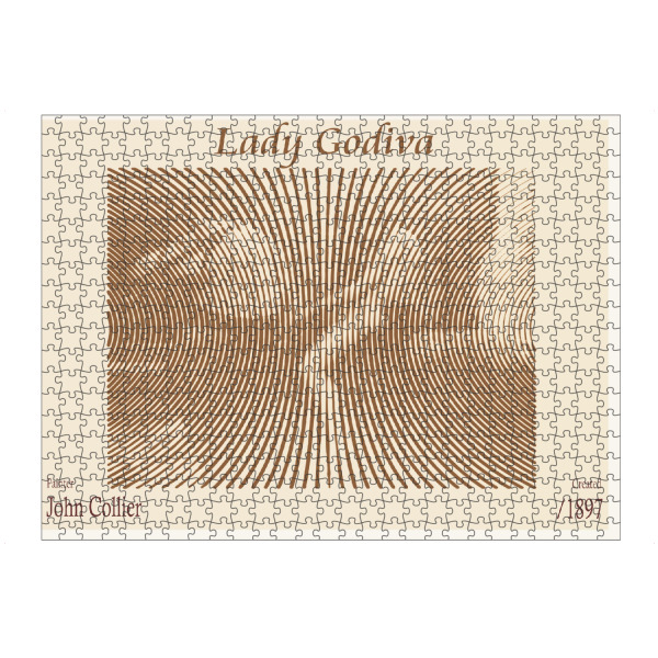 artboxONE Puzzle "Lady Godiva (1897)" artboxONE - Tiere,Abstrakt