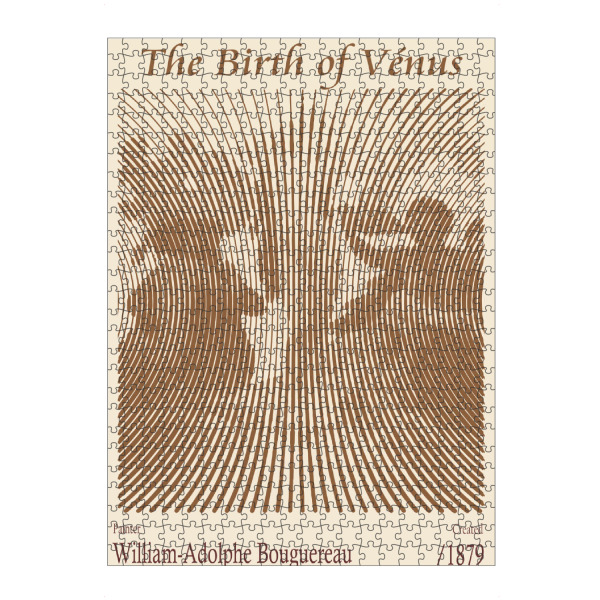 artboxONE Puzzle "Die Geburt der Venus (1879)" artboxONE - Abstrakt