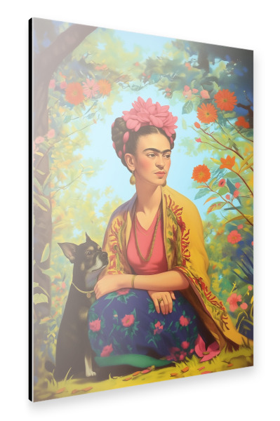 Alu-Dibond "Fridas Garten der Ruhe" 30x20 cm artboxONE