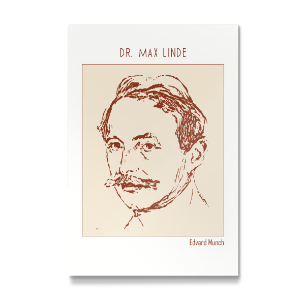 Galerie-Print "Dr. Max Linde (Line Art)" 30x20 cm artboxONE
